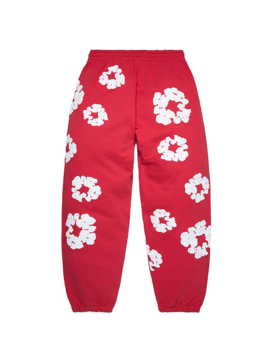 Denim Tears Cotton Wreath Sweatpants Red image 1