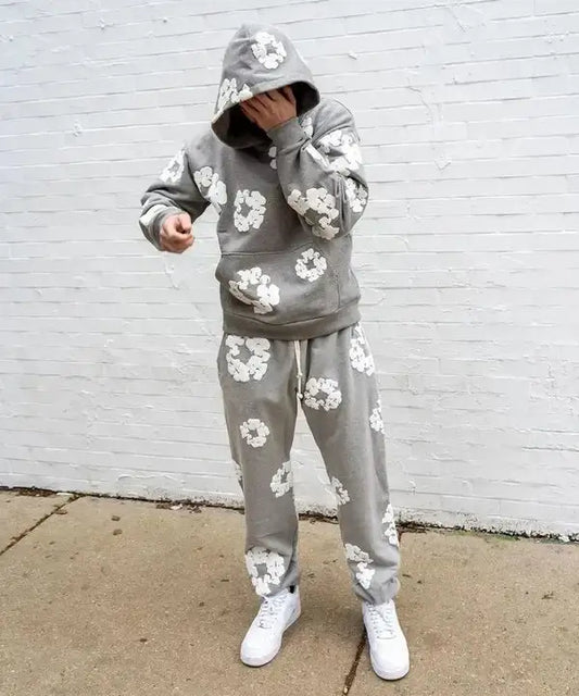 Denim Tears Cotton Wreath Tracksuit Grey image 1