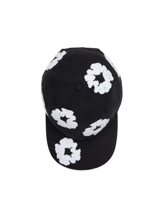 Denim Tears Cotton Wreath Cap Black image 1