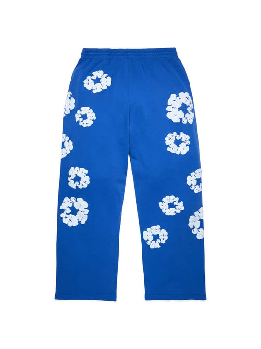 Denim Tears Cotton Wreath Baggy Sweatpants Blue image 1