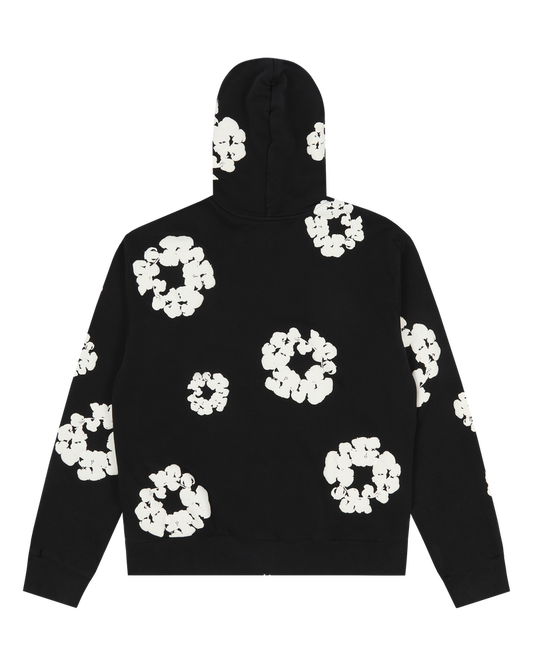 Denim Tears Zip Hoodie Black image 1