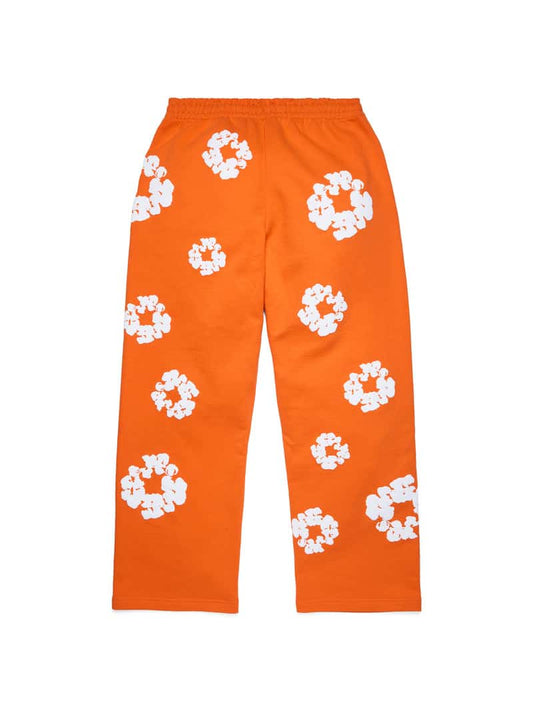 Denim Tears Cotton Wreath Baggy Sweatpants Orange image 1