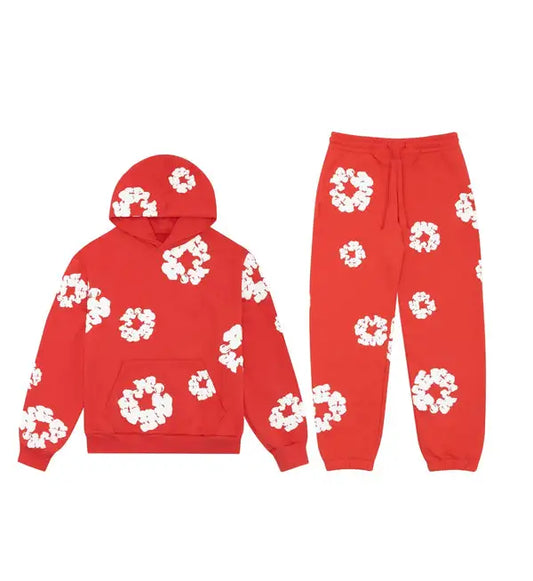 Denim Tears Cotton Wreath Tracksuit Red image 0