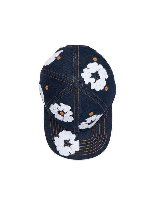 Denim Tears Cotton Wreath Cap Washed Indigo image 0