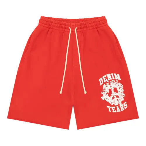 Denim Tears University Shorts Red image 0