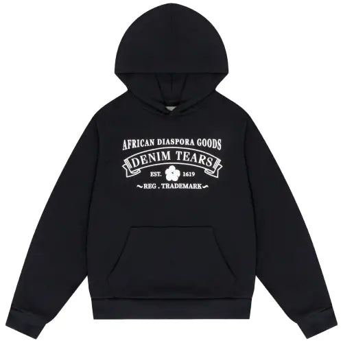 Denim Tears ADG Black Hoodie image 0