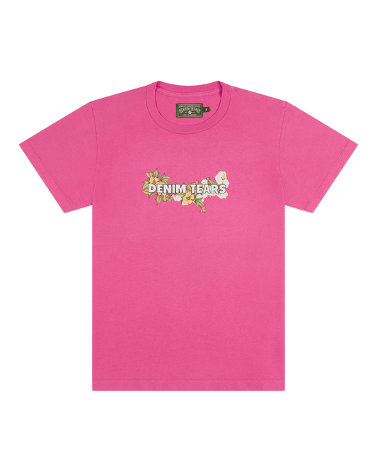Denim Tears Logo Tee Pink image 0