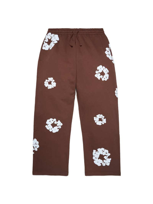 Denim Tears Cotton Wreath Baggy Sweatpants Brown image 0