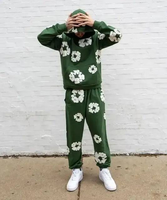 Denim Tears Cotton Wreath Tracksuit Green image 1