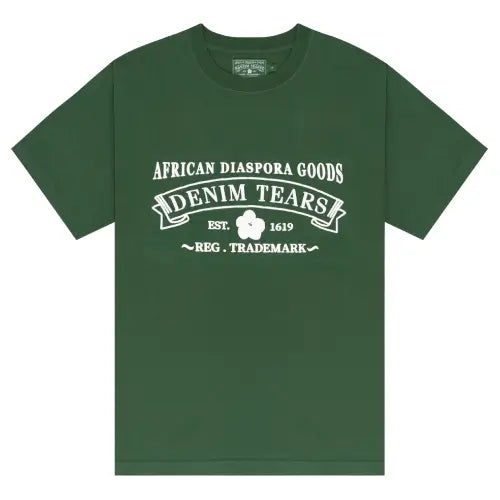 Denim Tears ADG T-Shirt Green image 0