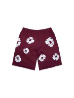 Denim Tears Cotton shorts Burgundy